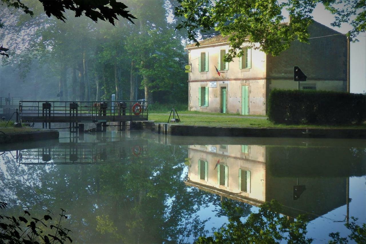 La Bonne Planque - Maison Eclusiere De La Domergue Canal Du Midi Mas-Saintes-Puelles Exterior foto