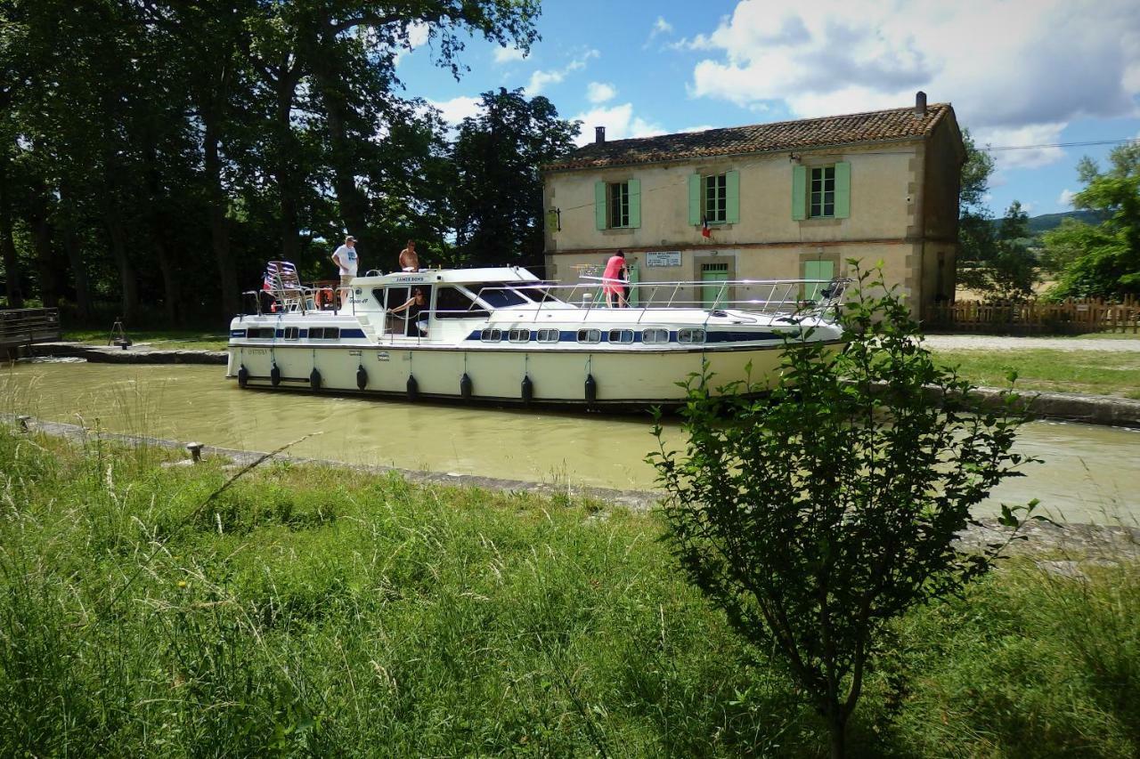 La Bonne Planque - Maison Eclusiere De La Domergue Canal Du Midi Mas-Saintes-Puelles Exterior foto